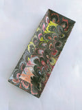 Hand marbled pen tray