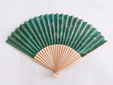 Hand marbled fan