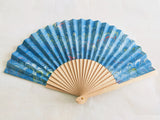 Hand marbled fan