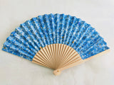 Hand marbled fan