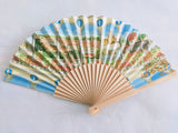 Hand marbled fan