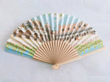 Hand marbled fan