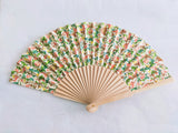 Hand marbled fan