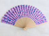 Hand marbled fan