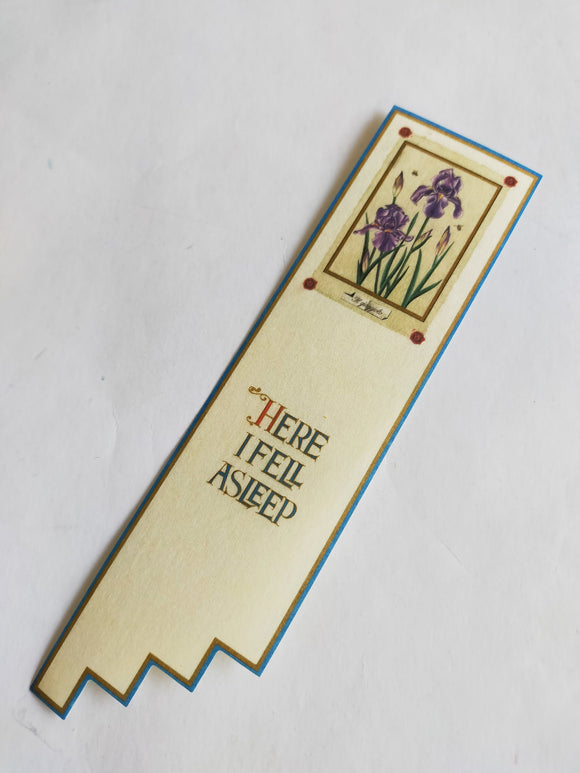 Parchment Paper Bookmark Iris - Reader Gift - Book Lover Gift - Gift for Reader - Gift for Women - Bookworm for Her