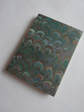 GreenA5 marbled blank journal