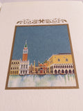 3D laser cut window card of Venice 'San Marco'