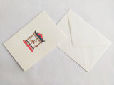 Folding Christmas Card - "Carousel"