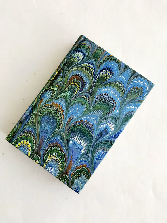 Hardcover Notebook (small) - Hand Marble - ruled notebook