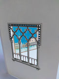 3D laser cut window card of Venice 'San Marco'