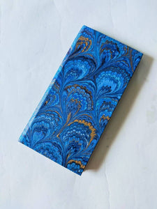 Small lined marbled notebook assorted colours