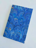 Marbled Journal - 100% recycled paper - peacock feather