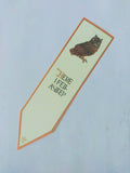 Parchment Paper Bookmark Owl