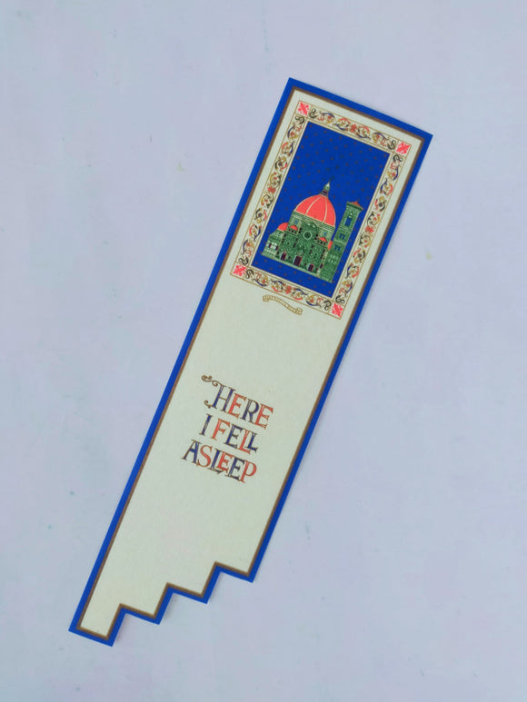 Parchment Paper Bookmark Duomo of Florence - Reader Gift - Book Lover Gift - Gift for Reader - Gift for Women - Bookworm for Her