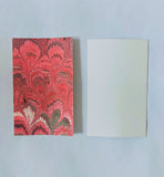 Assorted marbled card, both sides