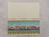 Venice landscape card and envelope, Canal and buildings