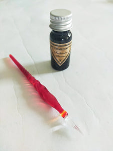 Mini glass calligraphy pen