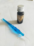 Turquoise Mini glass calligraphy pen