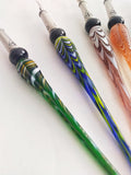 Murano glass dip pen assorted colours