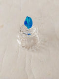 Fine Murano glass inkwell with light blue lid