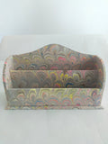 light multicolour wooden marbled letter rack