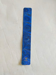 Hand marbled bookmark, assorted colours