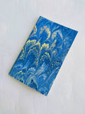 Marbled Journal - 100% recycled paper - peacock feather