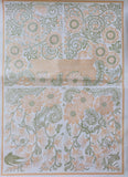 Woodblock Paper Sheet - Flowers - Hand Printed