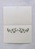 Wren card and envelope, bird card