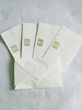 Personalized Set of Monogram Note cards and envelopes