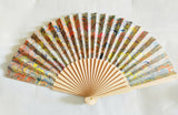 Hand marbled fan